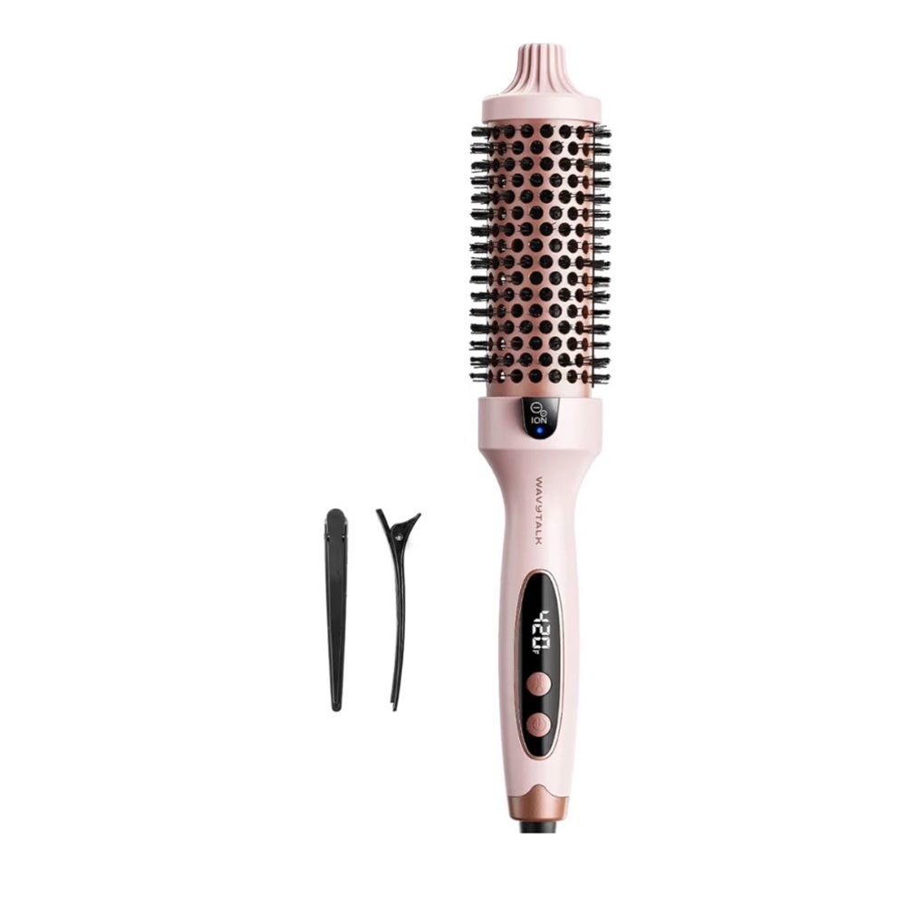 Wavytalk Pink Hair thermal Styling Brush